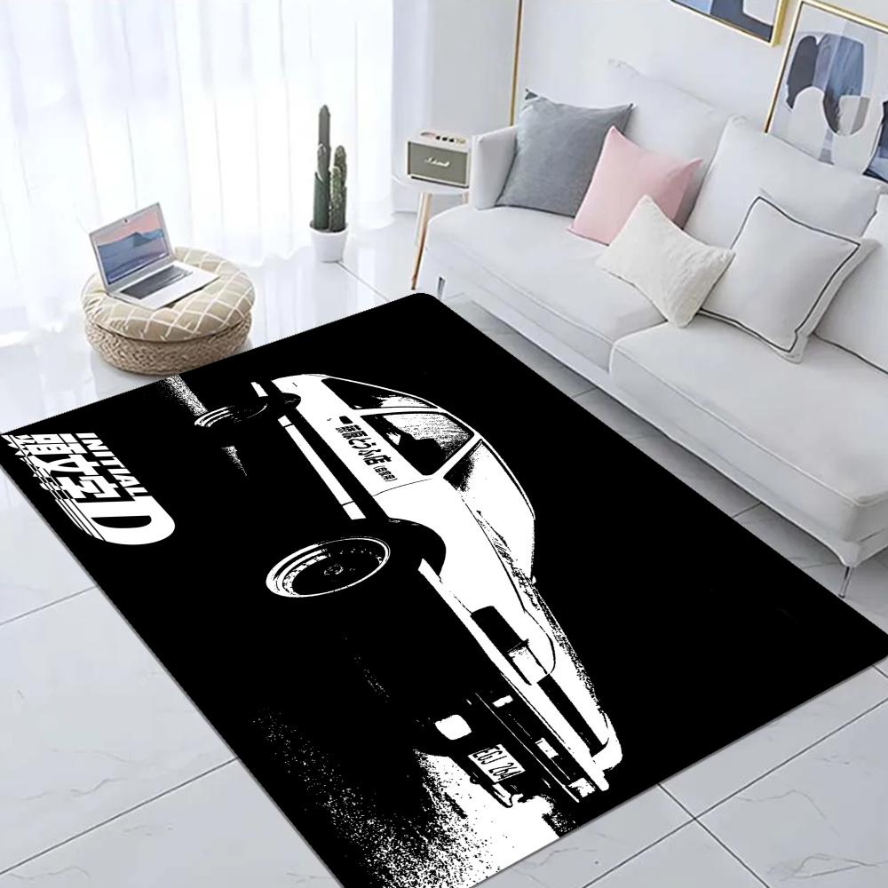 Коврик для пола Initial D Коврик для ванной Комната детей Спальня Декор Балкон Противоскользящий коврик для двери Гостиная Коврик с надписью Welcome