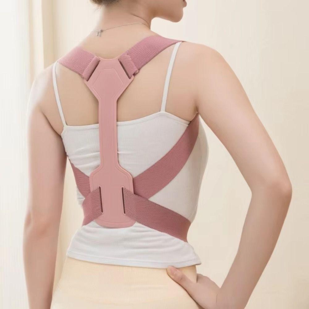 Breathable Back Support Belt Invisibility Corrector Corset Back Neck Brace  Spine Support