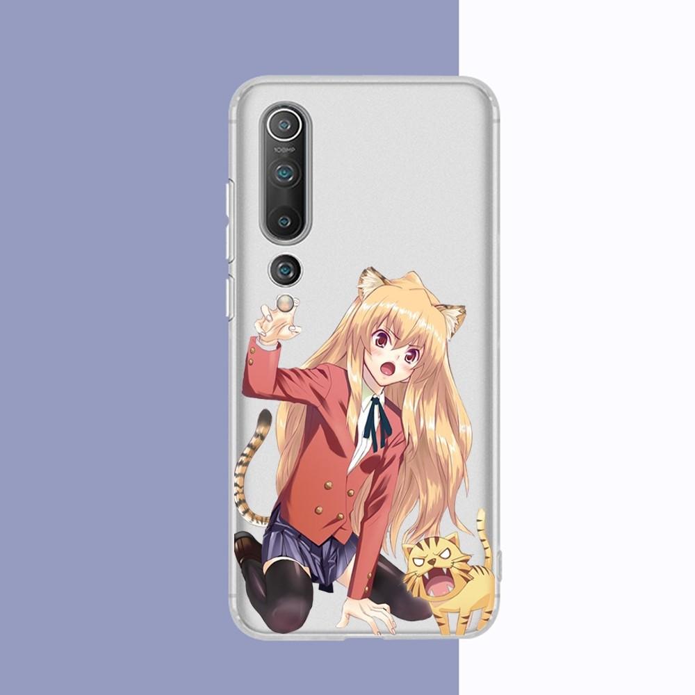Чехол для телефона Toradora Taiga Aisaka аниме Для Samsung S 20 21 22 23 для Redmi Note7 8 9 10 для Huawei P20 30 40 Прозрачный чехол
