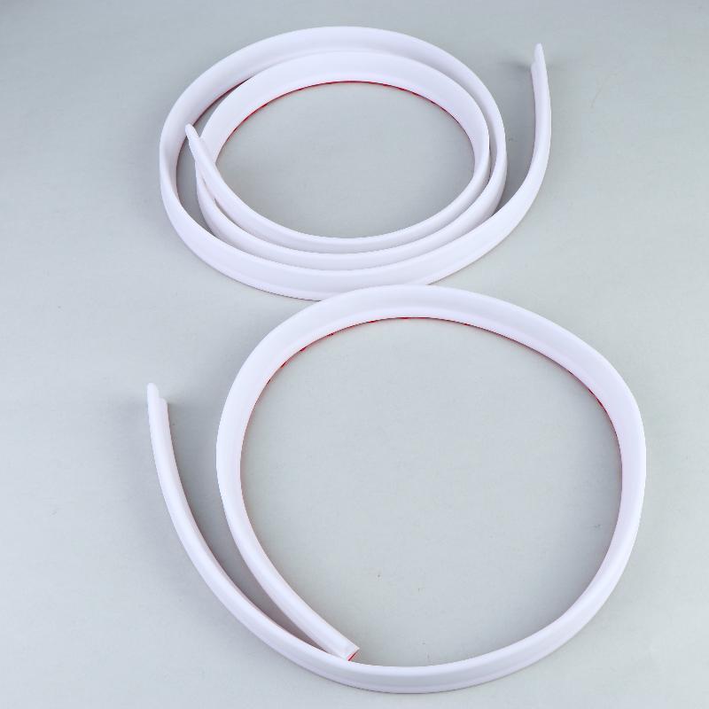 1Pcs 1/2M Bathroom Shower Water Stopper Dam Barrier Seal Strip PVC Self-adhesive Practical Accessories