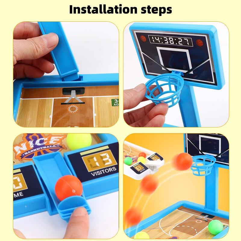 Игрушки для пальцев для дома и улицы Настольные игрушки-супы с 3 мячами Интерактивная игра Баскетбол Игровой набор для детей