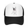 Personalized French Bulldog Baseball Cap Outdoor WoUnisex Unisex's Adjustable Frenchie Dog Trucker Hat Summer Snapback Caps