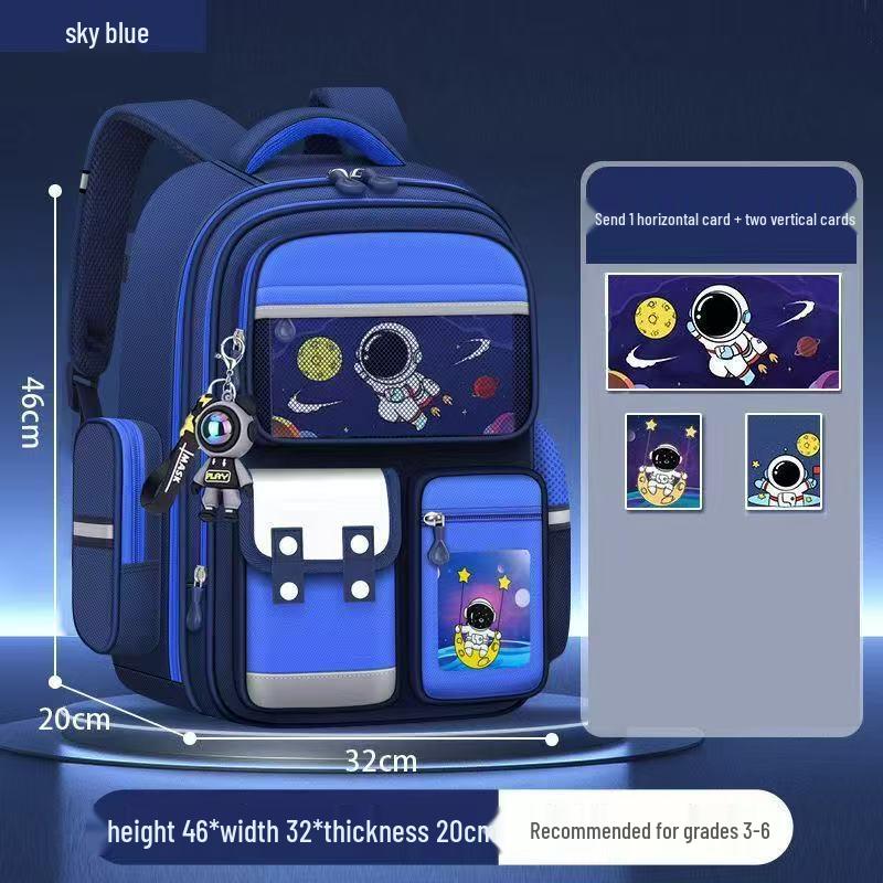 International Backpack: Lightweight Schoolbag for Boys, Grades 1-6