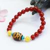 2026 God of Wealth Tibet Beads Red Agate Bracelet Chalcedony Jewelry Factory Live Delivery S2040404
