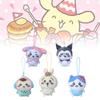 Очаровательный самоироничный плюшевый брелок-медведь с дизайном Sanrio Cool Little Fish
