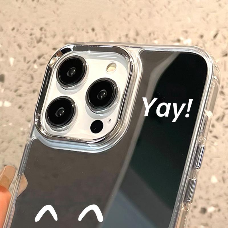 Чехлы для мобильных телефонов iPhone 11 13 XR 15 Pro Max 12 14 Pro Max Чехол iPhone 16 XS Max Зеркальный защитный чехол Зеркальный Изысканный мультяшный водонепроницаемый