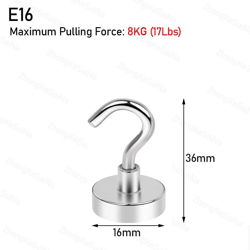 60/40/20 шт. Крючки с сильным магнитом, неодимовые магнитные крючки, сверхпрочные магниты для земли с крючком, круизные крючки, магниты для холодильника