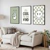 T's Cool To By Smiley Gallery Wall Art Biehl Smiley Alphabet Poster Green Sage Game Canvas Painter Residence Bedroom Decoration