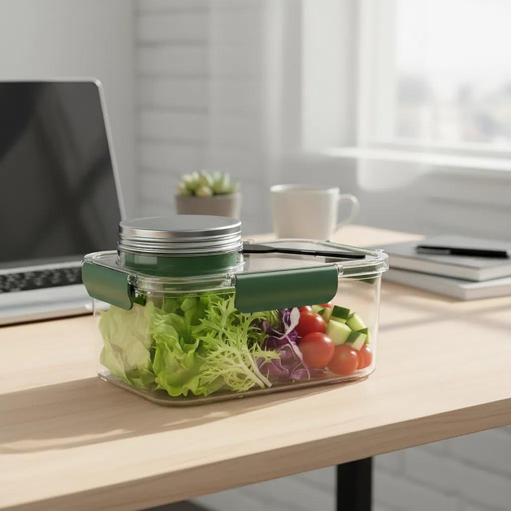 Портативный контейнер с герметичным отделением для заправки