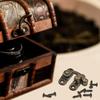 10 шт. Ретро металлический тумблерный замок Фурнитура для деревянной коробки, подарочной коробки, декоративная фурнитура, защелка, фурнитура для шкатулки для драгоценностей, крючок-замок с винтами