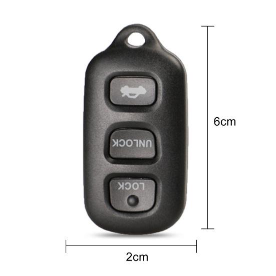 314 МГц 3 + 1 кнопки автомобильный брелок дистанционного управления GQ43VT14T для Toyota Camry Corolla