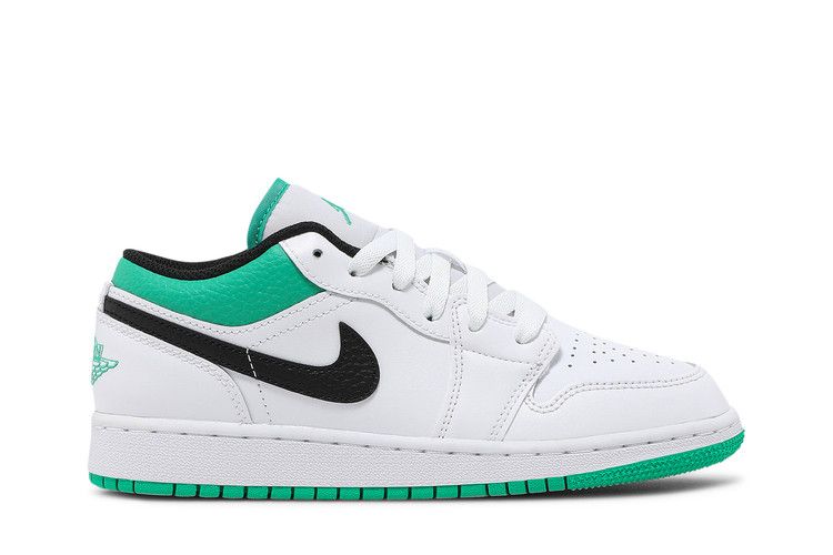 Air Jordan 1 Low GS 'White Lucky Green'