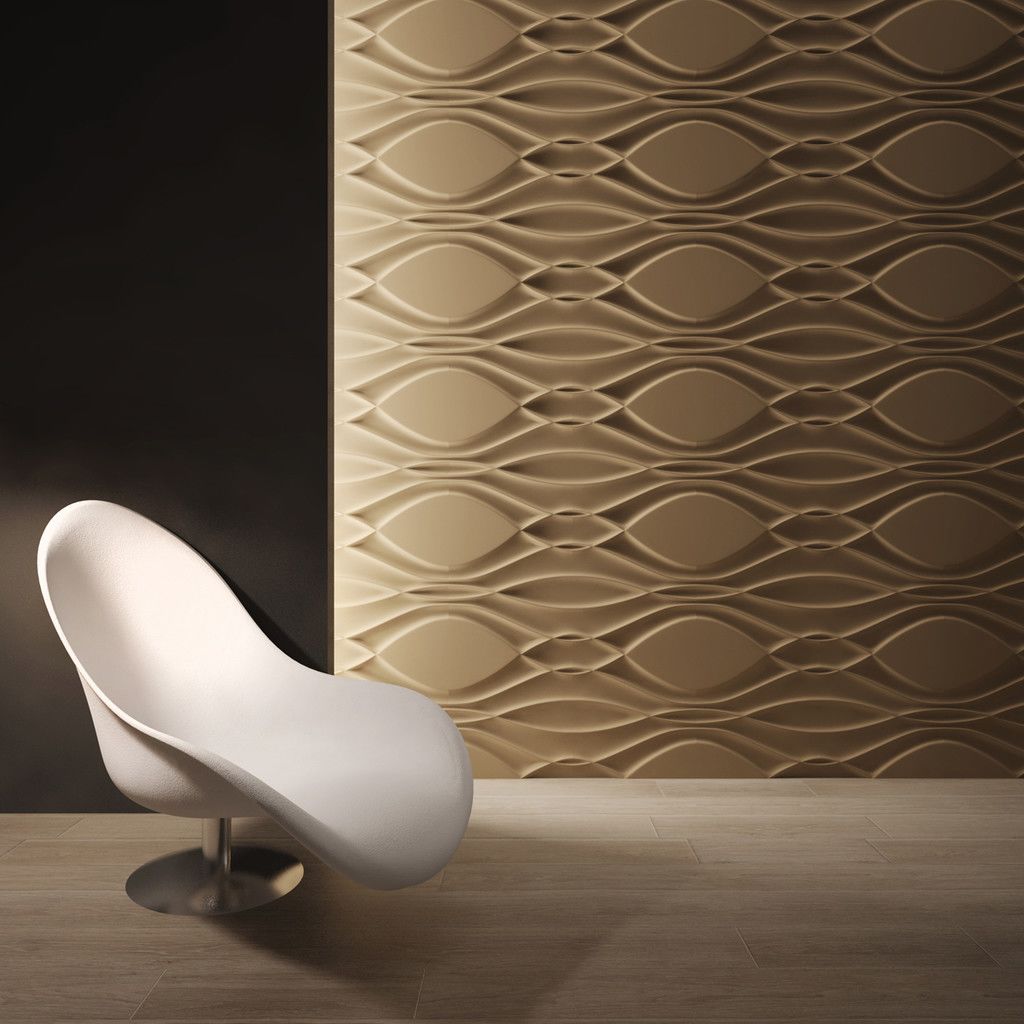 3D стеновая панель Форма для гипсовой, гипсовой или бетонной плитки для декоративных стеновых панелей "Милан"