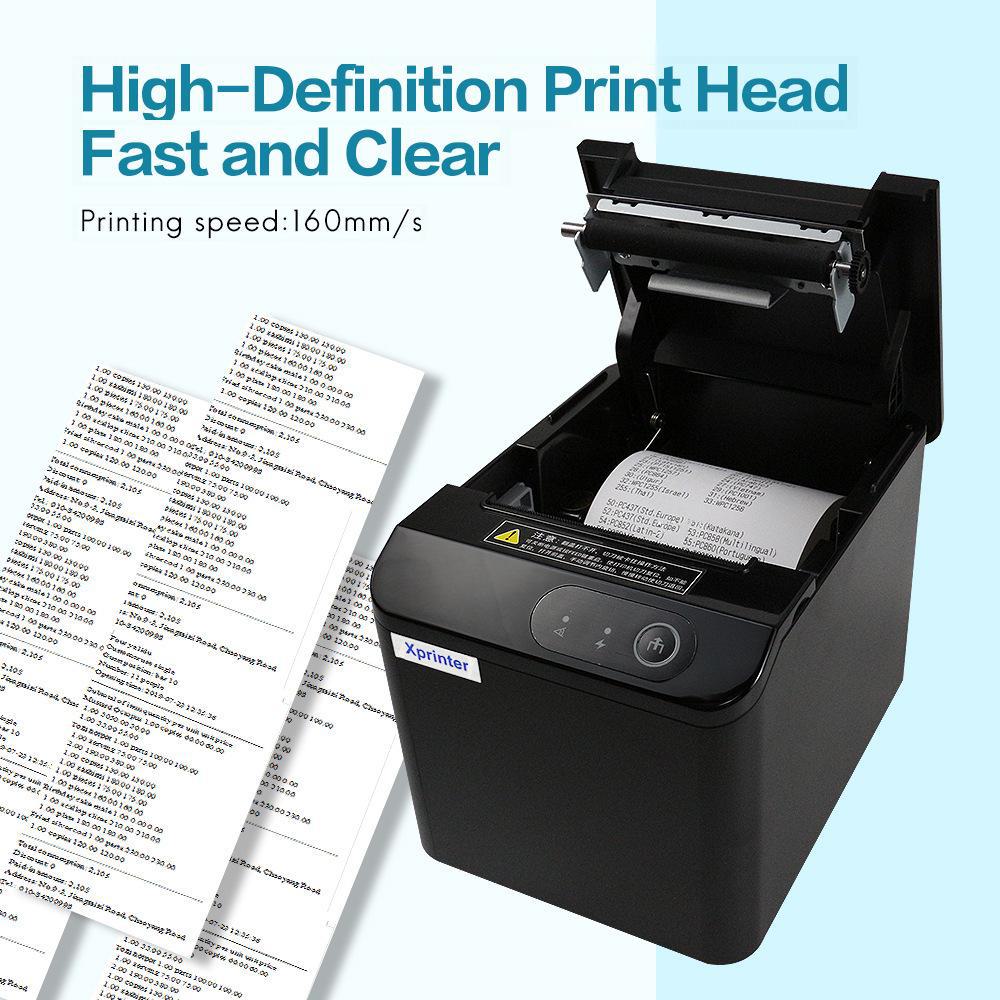 Xinye T80Q 80 мм многопортовый POS-принтер с автоматическим резаком для кухонь