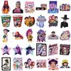 Набор из 50 предметов: Креативные K-POP наклейки с изображением девушек-охотниц на демонов для ежедневников, бутылок для воды и чехлов для телефонов.