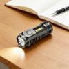 Mini Outdoor Flashlight With 3-Level Brightness Adjustment And Pen Clip Design For Hiking Camping