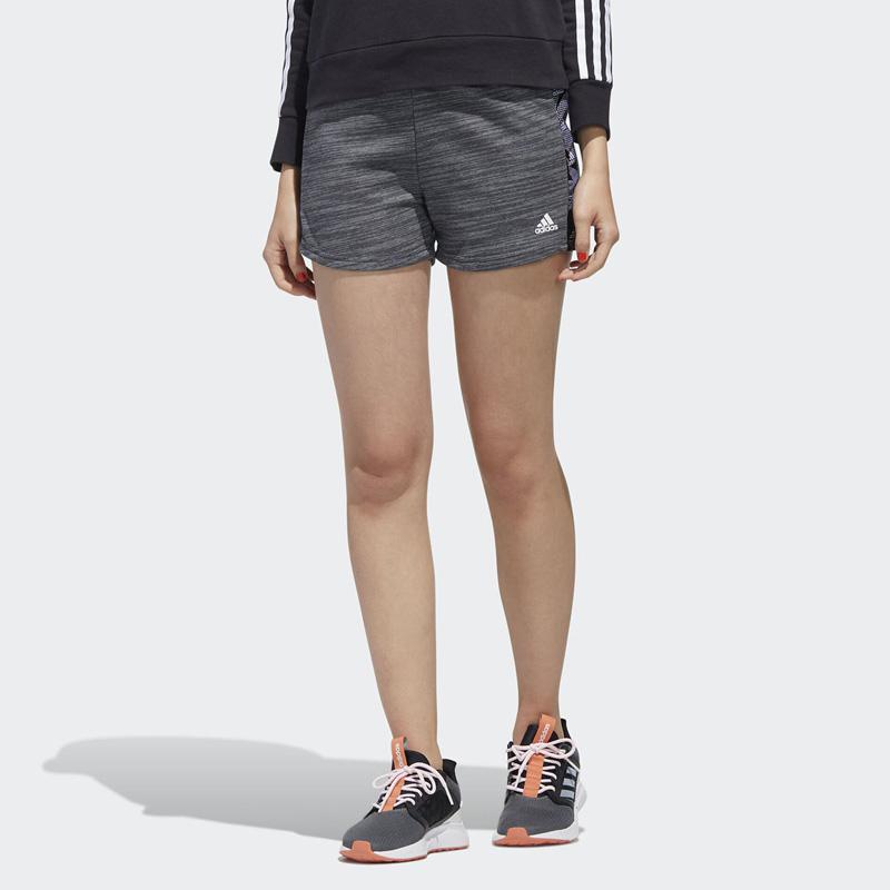 adidas Бег Тренировки Спортивные Повседневные Шорты Женские Шорты Серые GE1127