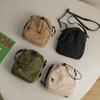 2023 Korean Style Drawstring Nylon Messenger Bag - Women's Lightweight, Versatile Summer Shoulder Bag