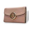 Used Michael Kors 6 key holders MK logo FultonKey holder  pink/gold leather/metal Women