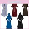 Halloween Death Monk Cosplay Costume For Medieval Role Play Party