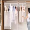 Пластиковый пылезащитный чехол для одежды Прозрачный мешок для хранения в шкафу Подвесной мешок для одежды для дома