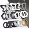 Flower Clothes Decoration Round Garment Accessories Garment buckle T Shirt Clips Resin Scarf Buckle