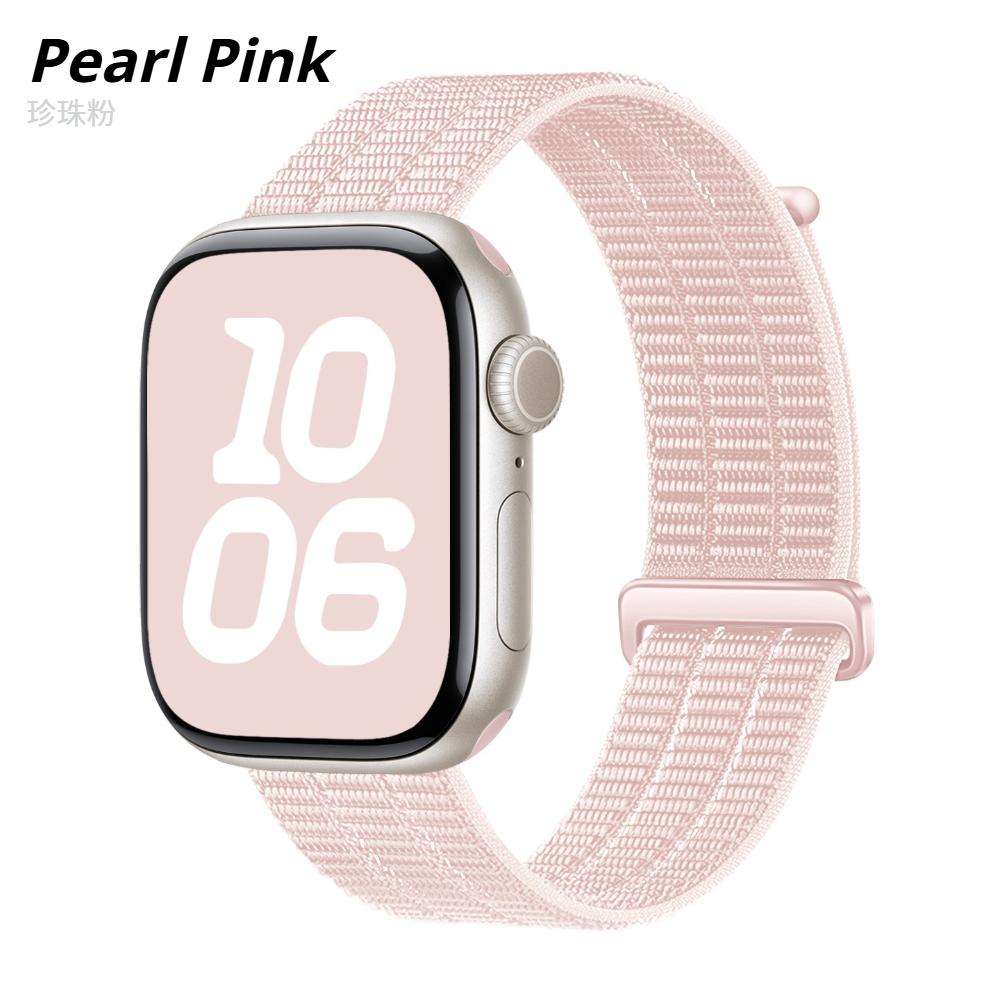 Unisex Exercise Breathable Nylon Wristband For Apple Watch Series 11 Band 46mm 40mm 41mm 38mm 42mm 44mm 45mm for iWatch S10/9/8/7/SE Ultra3 49MM Strap
