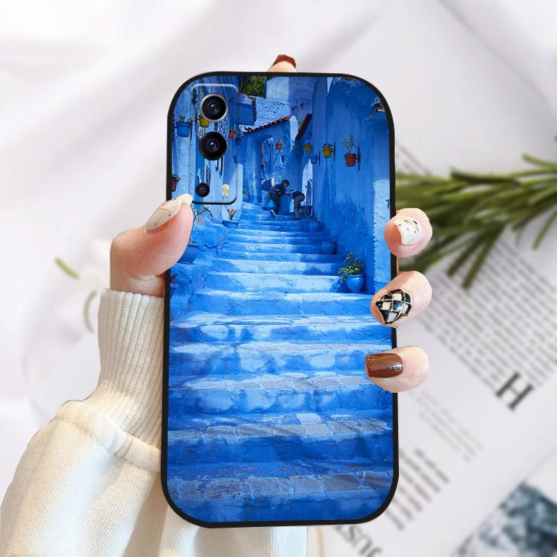 Чехол-крышка для Vivo Y72 Y52 5G, стильный, окрашенный, силиконовый, мягкий ТПУ, защитный корпус для телефона, для Vivo Y 72 52 5G, ударопрочный бампер