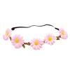 Daisy Floral Wreath Elastic Headband Decorative Flower Headpiece Headwear For Home Decoration Or Festival Celebrations