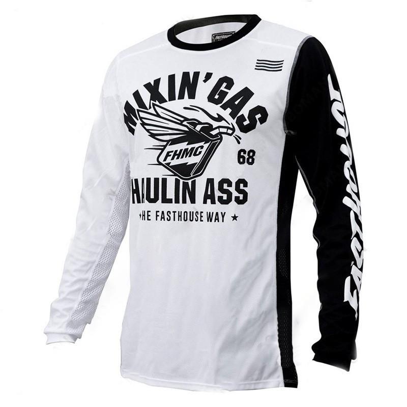 Mens Long Sleeve Cycling Jersey Moisture Wicking Quick Dry Bike Shirt Outdoor Road Riding