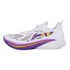 Баскетбольные кроссовки Li Ning Sonic 12 PE с амортизацией, прочные, низкие, мужские, белые, фиолетовые, ABAU019-13