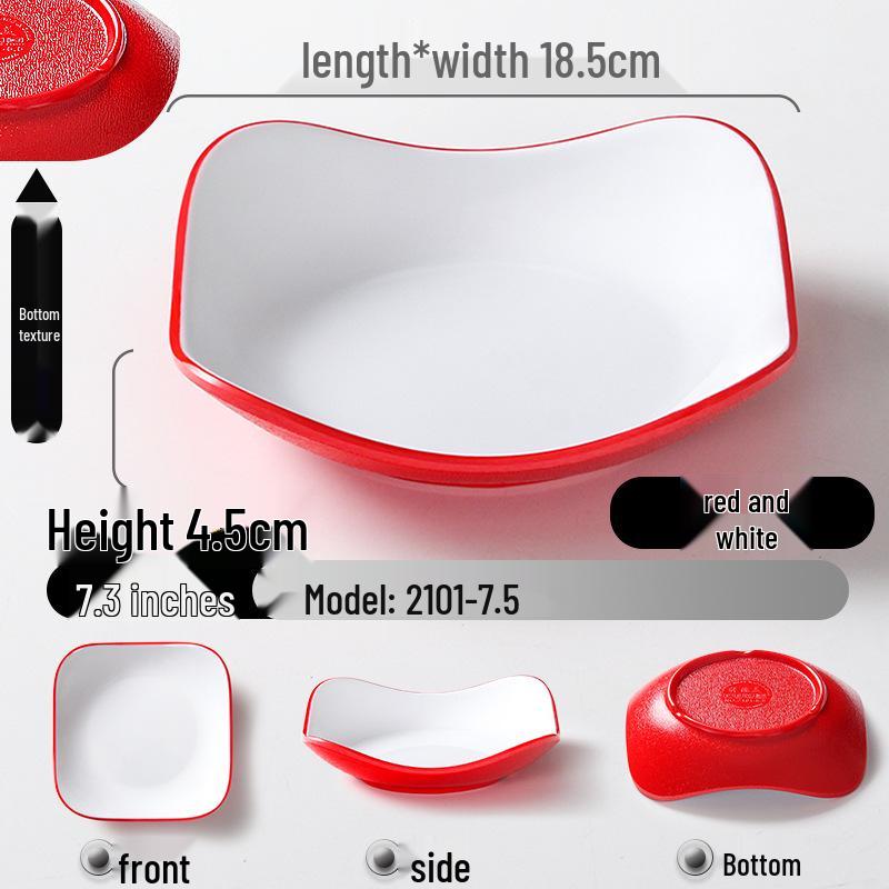 Меламиновая тарелка для закусок и соусов для KTV, ресторана - Креативное холодное блюдо, Имитация фарфора