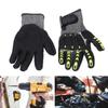 1 Pair Safety Work Gloves Impact Resistant Anti Slip Touch Screen Gloves for Gardening Mechanical Co