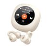 SLuB Bone Conduction Earphones Equipped with Bluetooth Open Type Does Not Block Your Ears TWS OWS Ear Cuff Structure Touch Screen TF Card Compatible