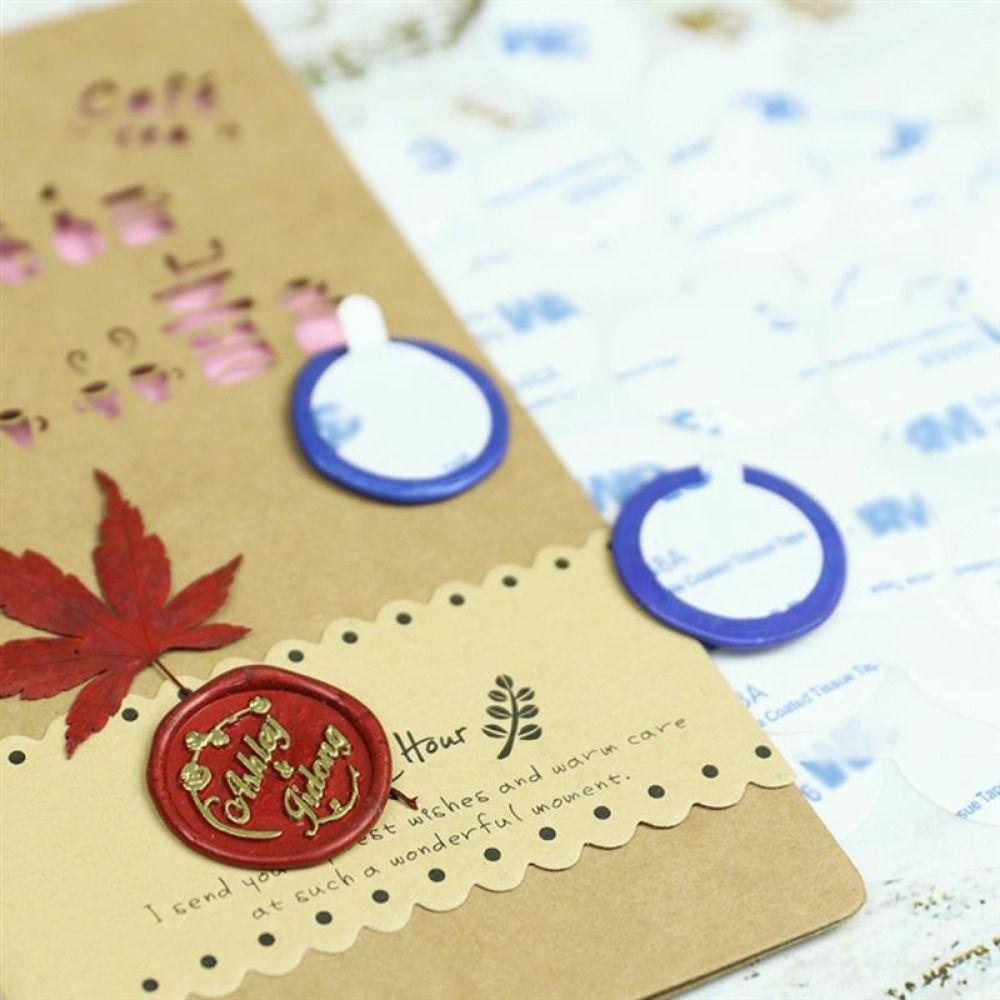 Festival Ultra-Thin Envelope Wedding Stamp Stickers Double-Sided Adhesive Wax Seal Sealing Seals