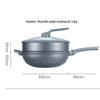 ASD 34cm Non-stick Aluminum Alloy Wok