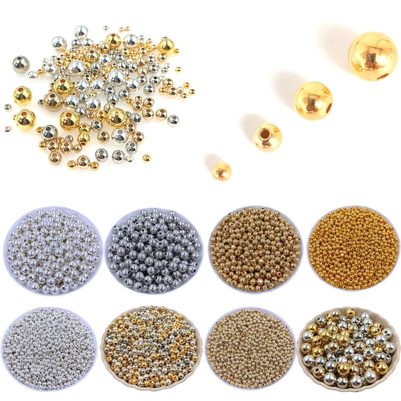 Изысканные ювелирные изделия своими руками Металлическая бусина-разделитель Золото Серебро Сплав Глянцевые бусины Ретро Аксессуары Креатив Назначение Браслеты Ожерелье Ручные аксессуары