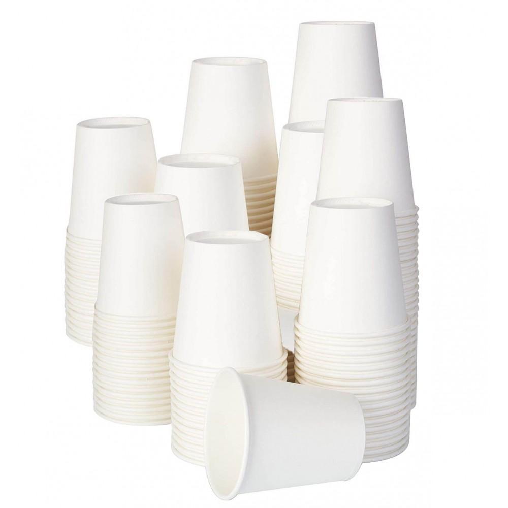 Партия 500 Экологичных картонных стаканчиков - 200 мл