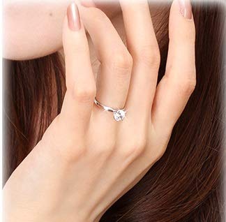 Из нового кольца белое золото 10 карат одинарное кольцо помолвочное кольцо предложение обручальное кольцо подарок женщинам [подарок Йорк] женское 0.85ct