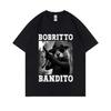 Bobritto Bandito Смешной мем про бобра Женская летняя футболка с круглым вырезом и коротким рукавом Повседневный юмористический топ Удобная женская футболка