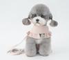 Lady Glamour Frilled Harness with Sparkling Decorative Easy To Put On and Take Includes a Matching Fabric Perfect for Dogs and Perfect for Walking