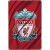 Liverpool-Vintage Tin Plate with the Logo of a Cafe-bar-nightclub 20*30cm
