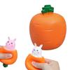 Наполнители для корзинки Игрушки-пищалки Морковка Кролик Фиджет Декомпрессия Сенсорная игрушка Подарок