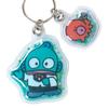 Sanrio Hangyodon Double Air Key Chain ( Retro ) Japan NEW Sanrio Characters