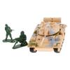 Модель основного боевого танка в масштабе 1/72, игрушка с фрикционным приводом и шестеренками