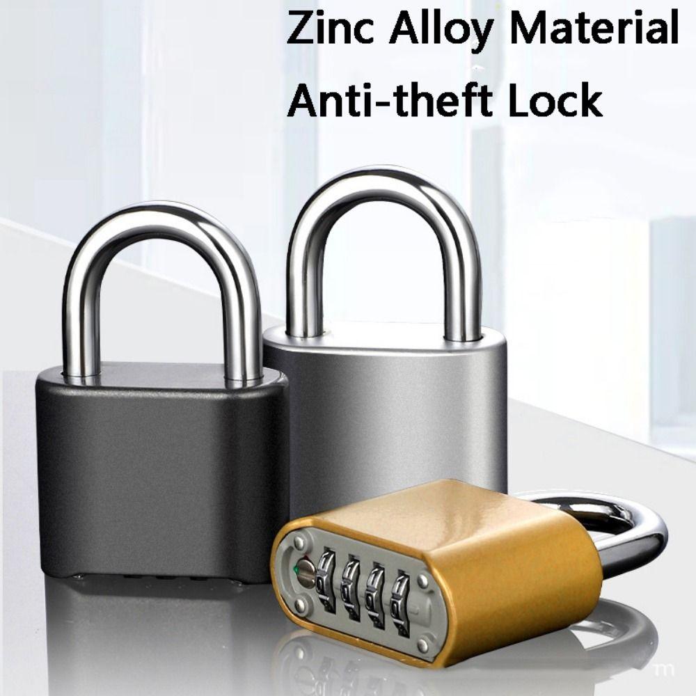 Waterproof Number Combination Padlock Safe Anti-theft Lock Practical 4-Digit Password Lock Toolbox