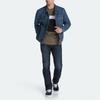 Levi's Мужская джинсовая куртка-тракер стандартного кроя, темно-синяя стирка 72334-0406