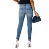 Женские джинсовые классические универсальные модные брюки с высокой талией