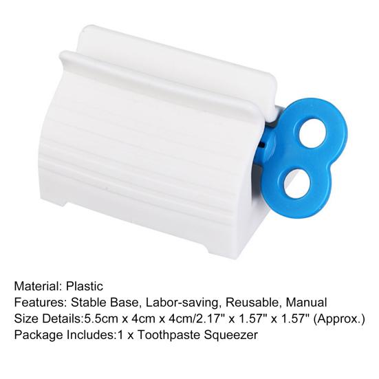 Практичный выдавливатель зубной пасты, многоразовый дозатор косметики, пластиковый выдавливатель зубной пасты для отеля
