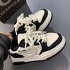 Женские туфли черно-белые панда маленькие белые туфли детские 2024 весна и осень новые универсальные спортивные и досуговые высококачественные студенческие туфли